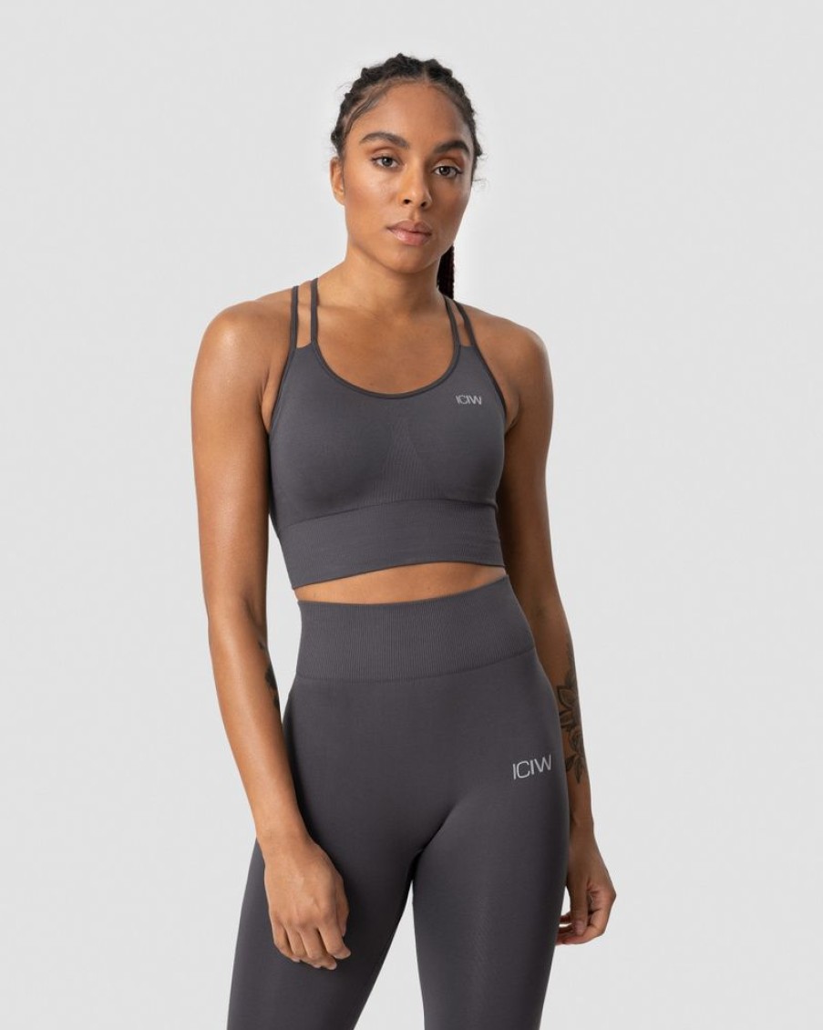 Dame ICIW Sport-Bh | Define Seamless Sports Bra Graphite