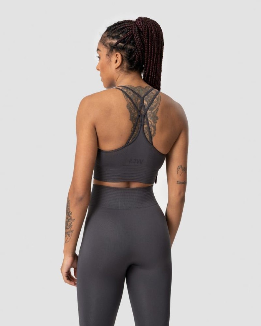 Dame ICIW Sport-Bh | Define Seamless Sports Bra Graphite