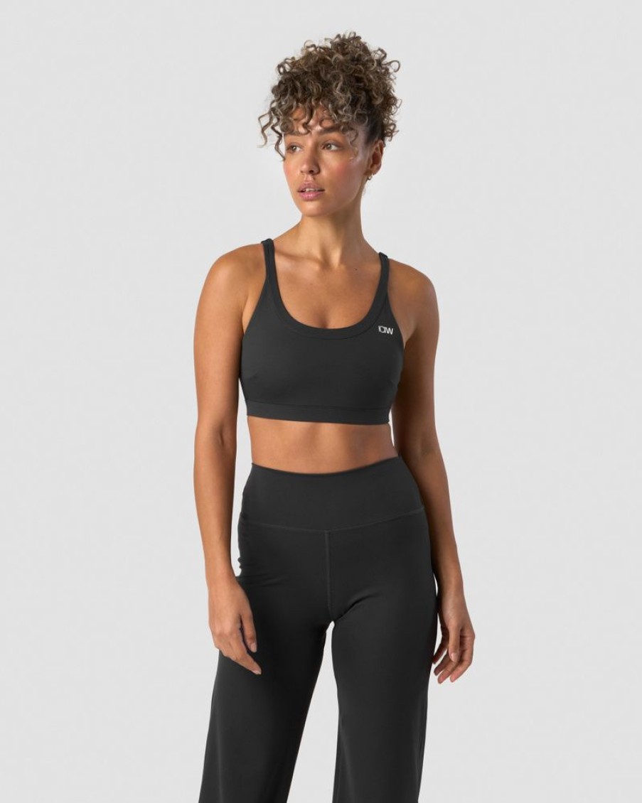 Dame ICIW Sport-Bh | Nimble Sports Bra Dark Grey