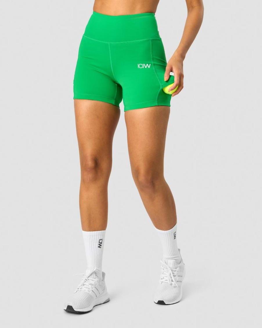 Dame ICIW Shorts | Smash Shorts Wmn Bright Green