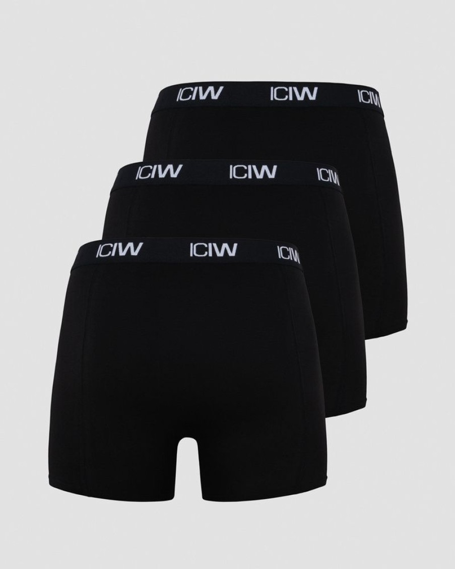 Herre ICIW Undertoy | Boxer 3-Pack Black