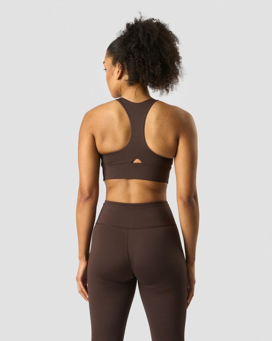 Dame ICIW Sport-Bh | Stance Sports Bra Dark Brown