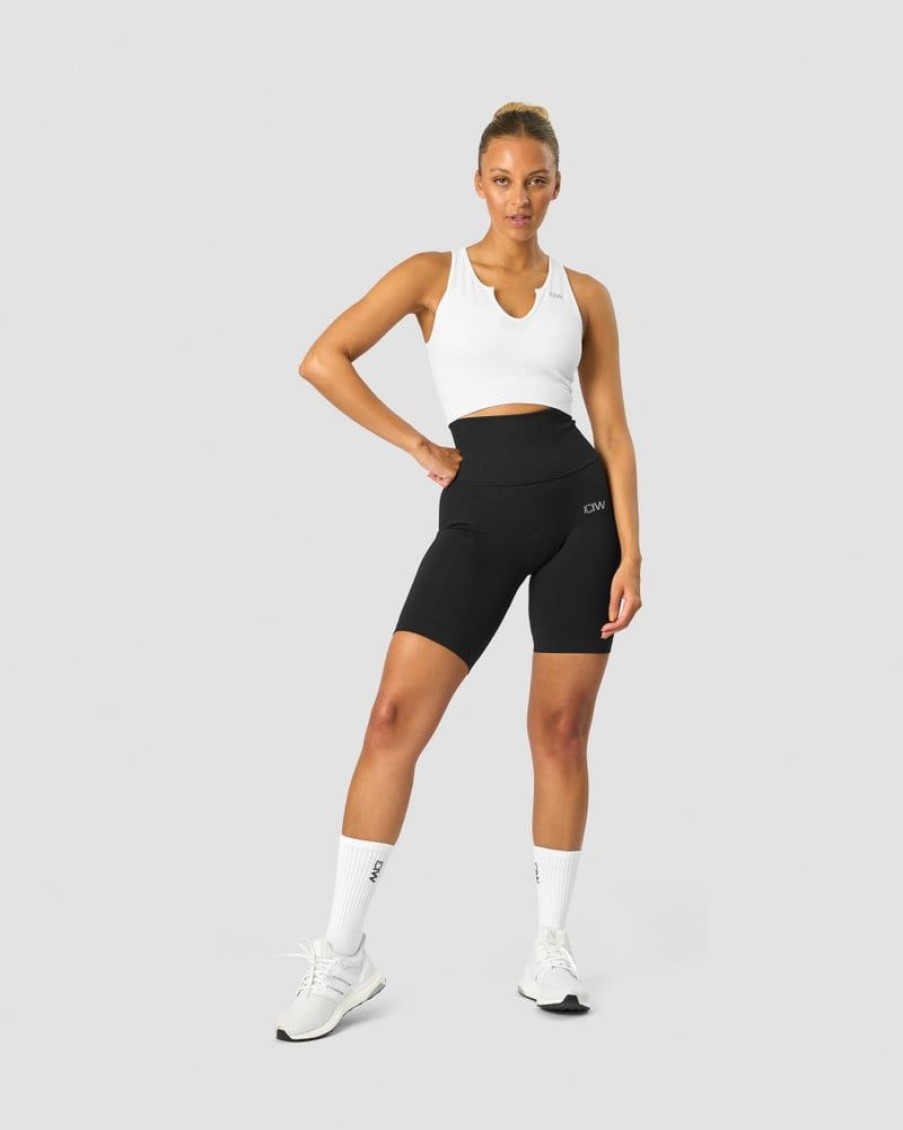 Dame ICIW Seamless | Ribbed Define Seamless Tank Top White