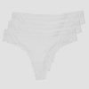 Dame ICIW Undertoy | Invisible Thong 3-Pack White