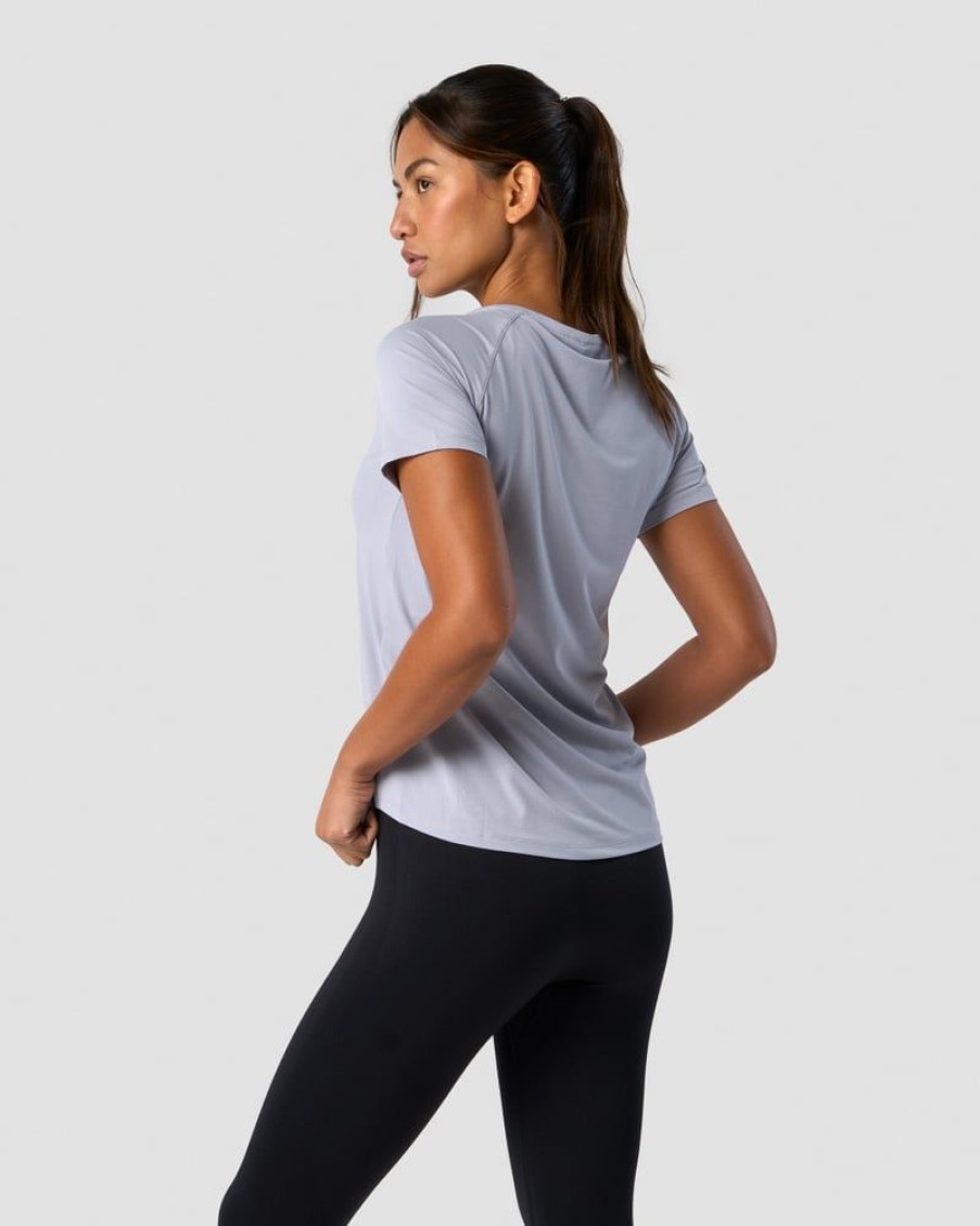 Dame ICIW T-Shirts | Stride T-Shirt Wmn Light Blue