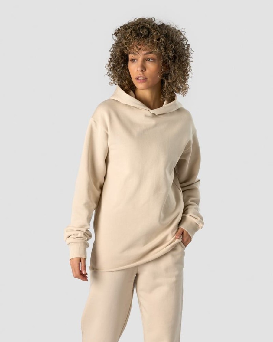 Dame ICIW Langermet | Unified Hoodie Beige