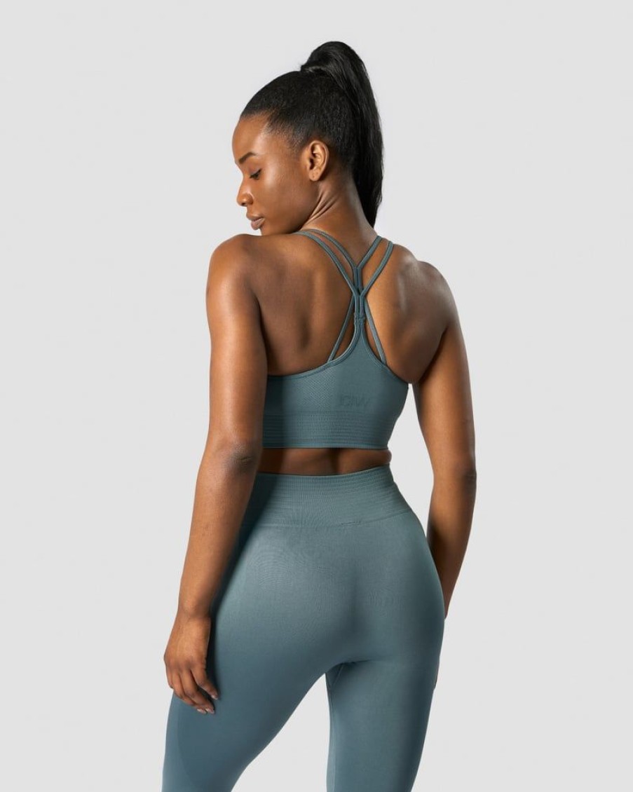 Dame ICIW Sport-Bh | Define Seamless Sports Bra Jungle Green