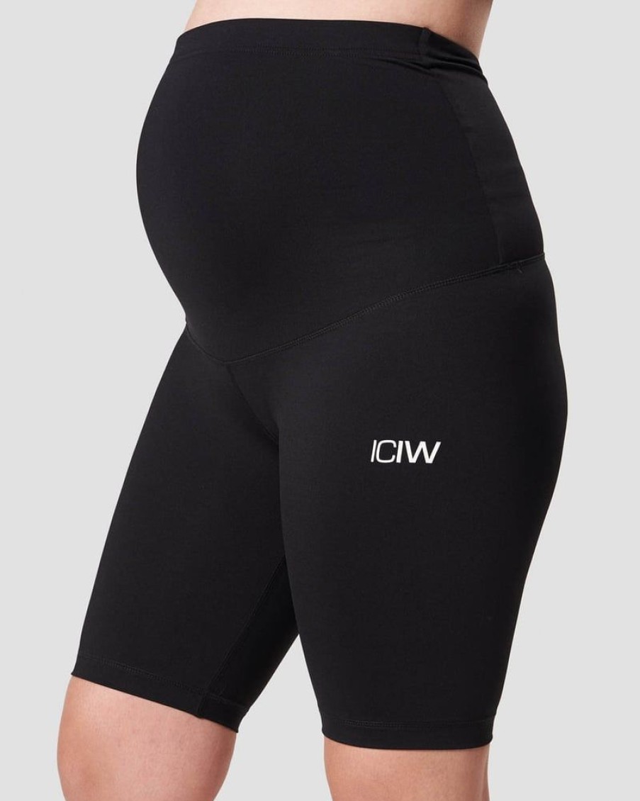 Dame ICIW Shorts | Maternity Biker Shorts Black