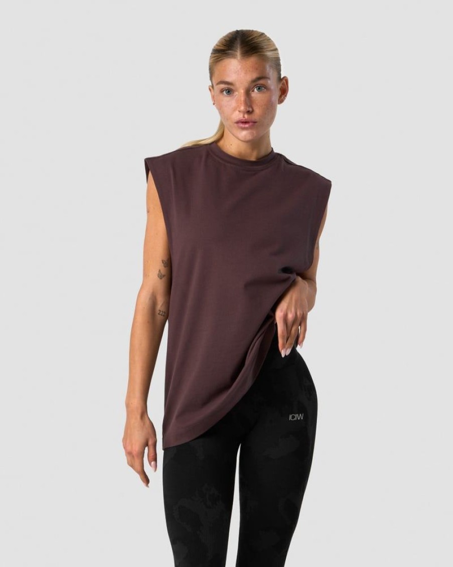 Dame ICIW Topper | Everyday Cotton Tank Top Burgundy