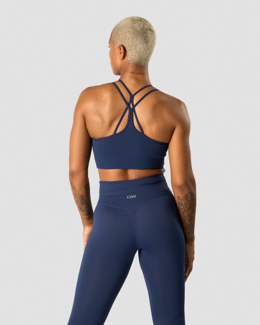 Dame ICIW Sport-Bh | Define Seamless Sports Bra Navy