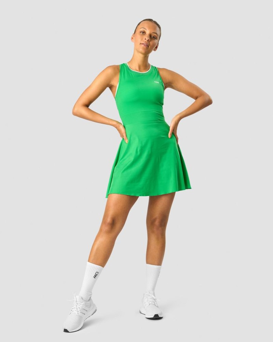 Dame ICIW Skjort & Kjoler | Smash Dress Bright Green