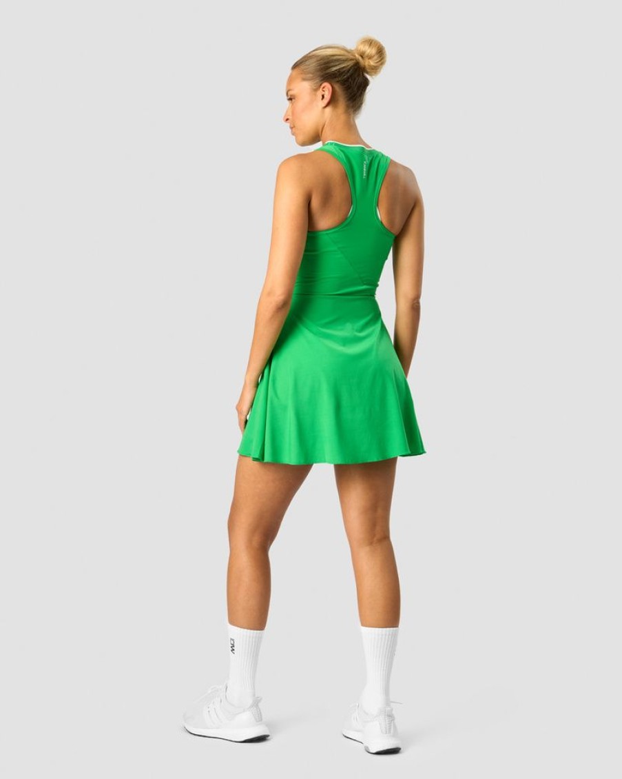 Dame ICIW Skjort & Kjoler | Smash Dress Bright Green