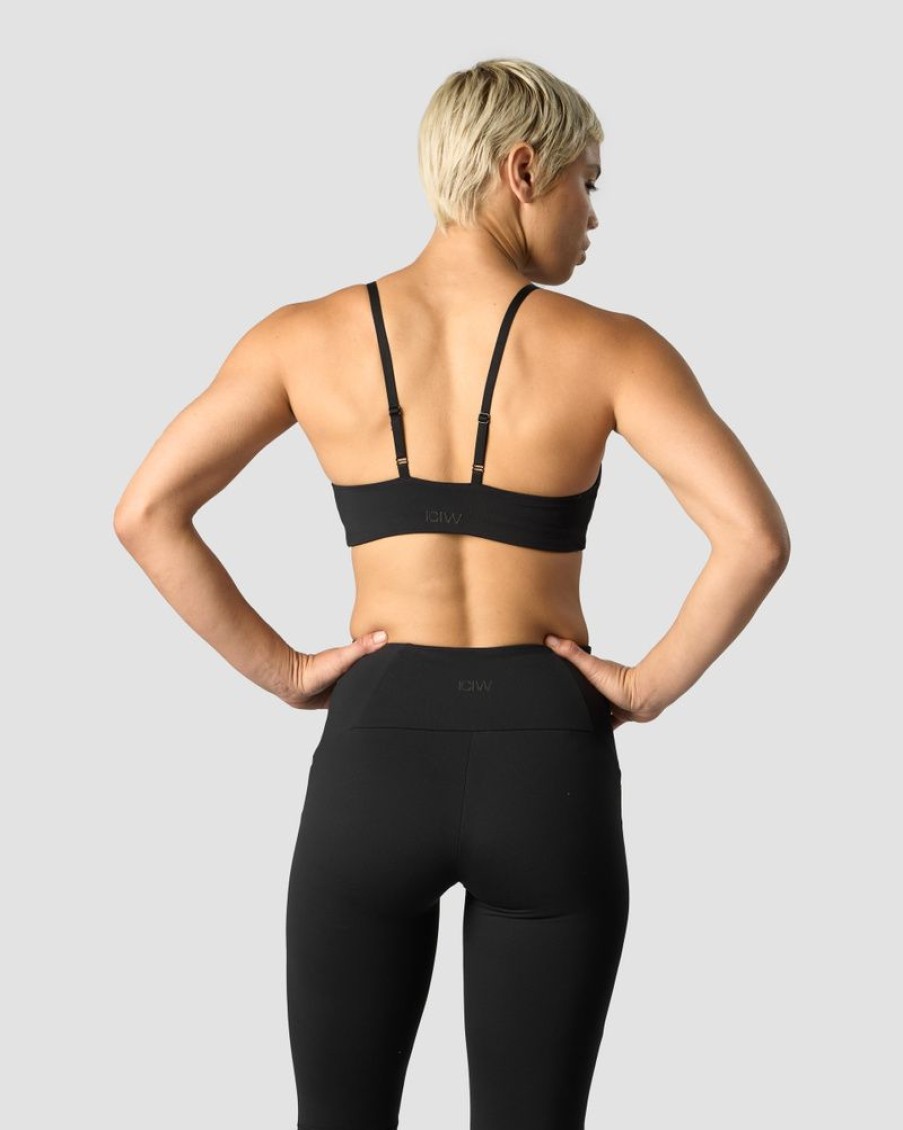 Dame ICIW Sport-Bh | Nimble Adjustable Sports Bra Black