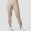 Dame ICIW Tights & Leggings | Define Seamless Logo Tights Wmn Sand/White