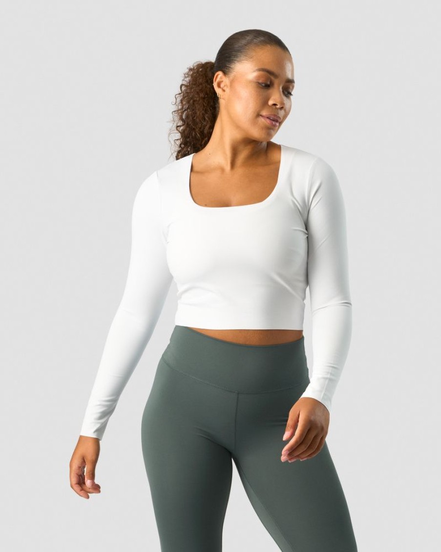 Dame ICIW Langermet | Nimble Soft Cropped Ls White