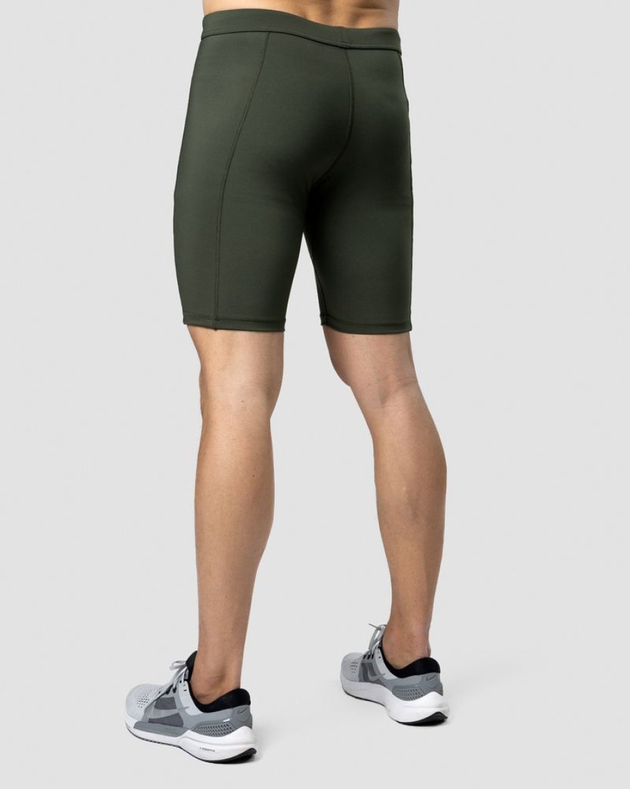 Herre ICIW Shorts | Mercury Short Tight Shorts Men Pine Green