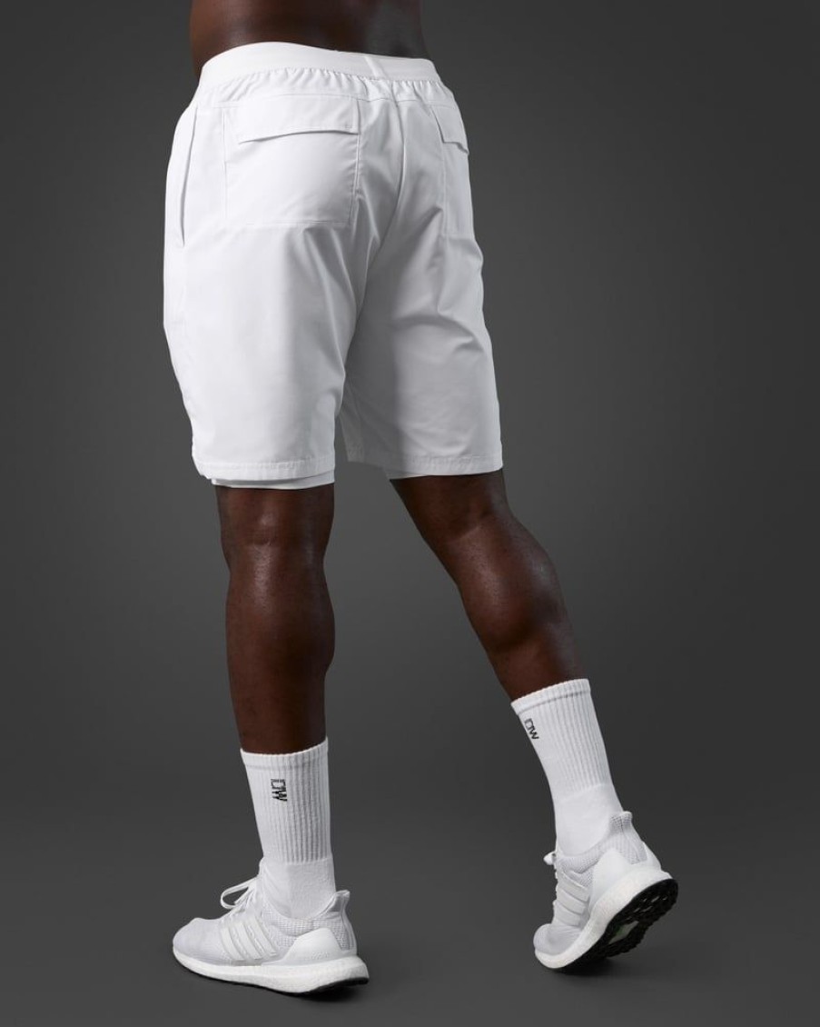 Herre ICIW Shorts | Reboot Tech 2-In-1 Shorts White