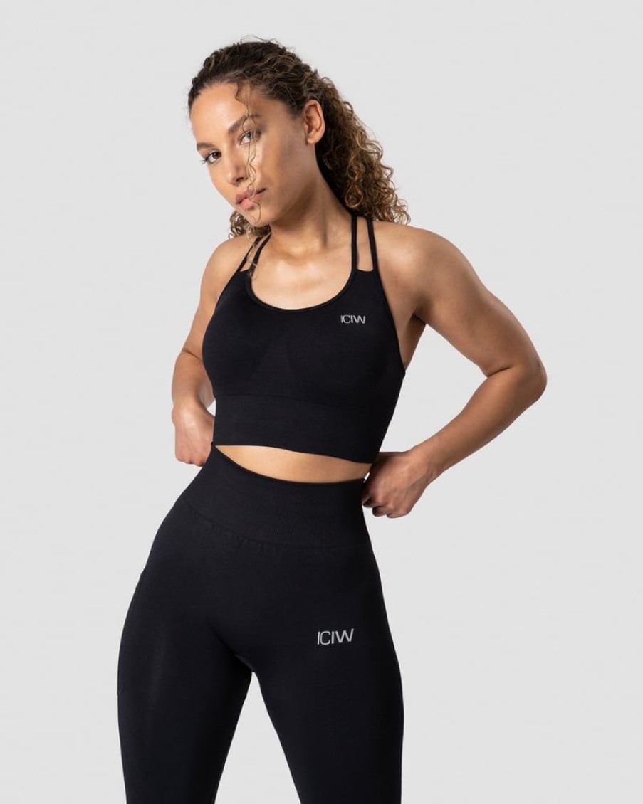 Dame ICIW Sport-Bh | Define Seamless Sports Bra Black
