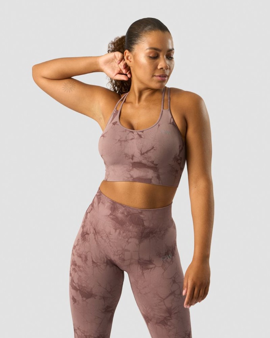 Dame ICIW Sport-Bh | Define Seamless Tie Dye Sports Bra Mauve