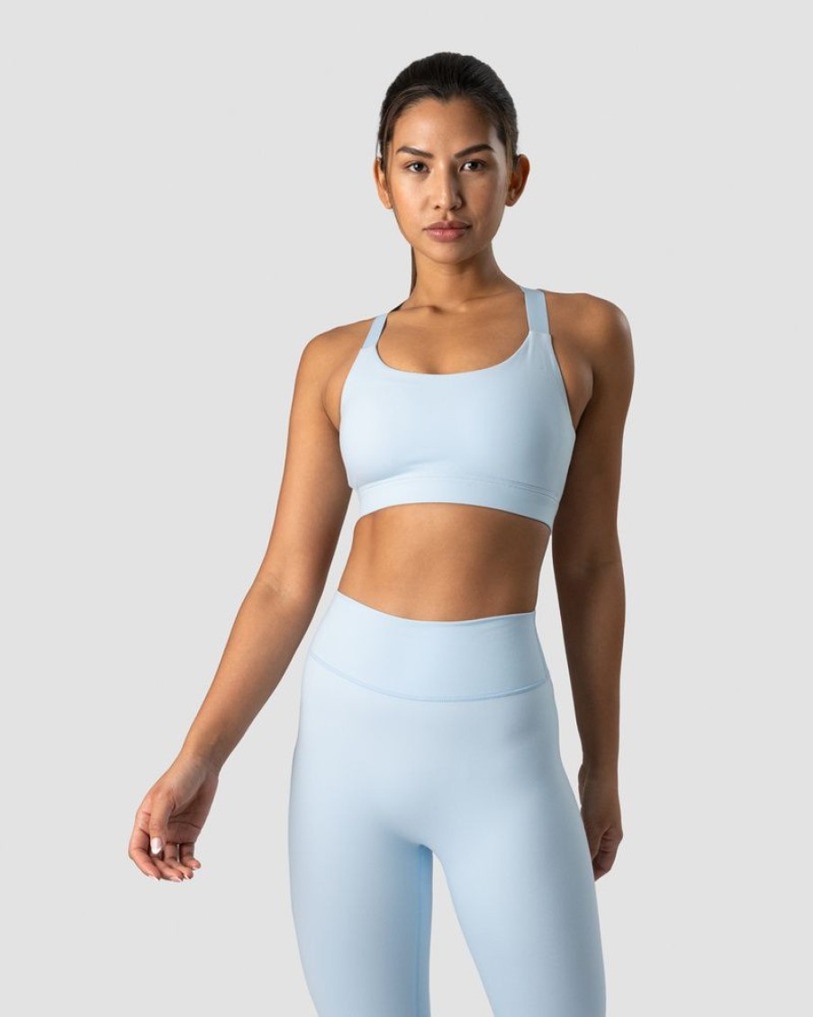 Dame ICIW Sport-Bh | Blick Sports Bra Light Blue