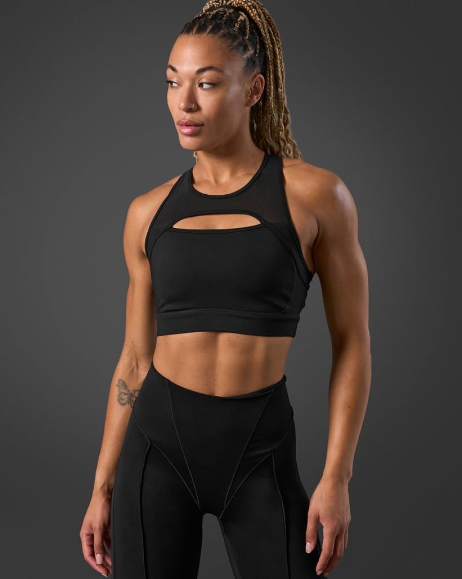 Dame ICIW Sport-Bh | Reboot Sports Bra Black