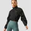 Dame ICIW Jakker Og Vester | Mercury Cropped Jacket Black