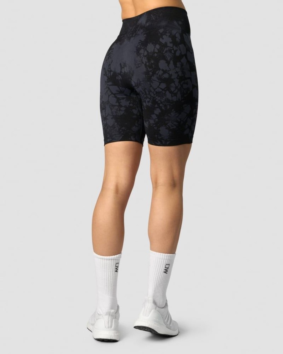 Dame ICIW Seamless | Define Seamless Tie Dye Biker Shorts Midnight