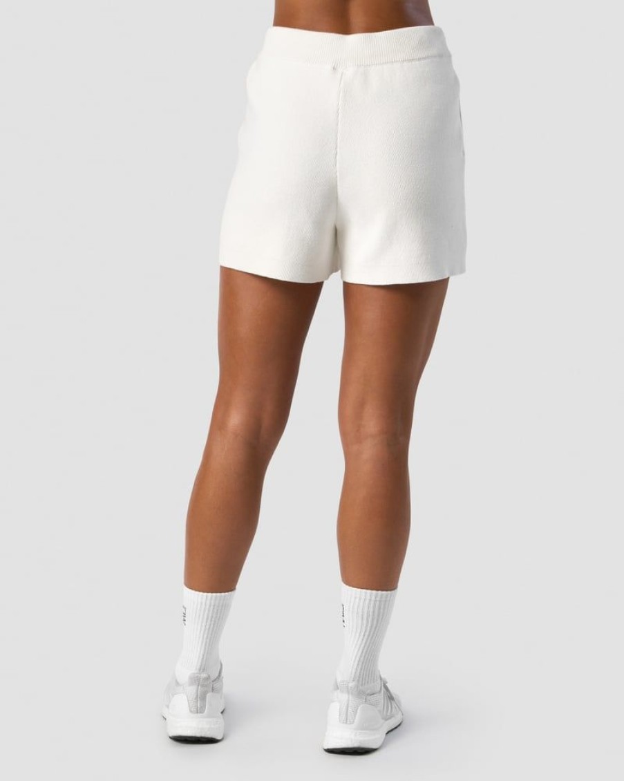Dame ICIW Shorts | Soft Knit Oversized Shorts White