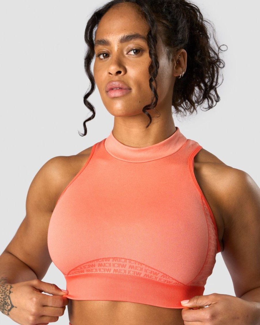 Dame ICIW Seamless | Signature Seamless Cropped Tank Top Peach