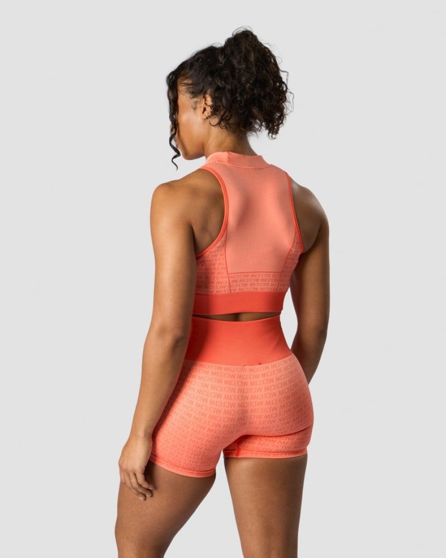 Dame ICIW Seamless | Signature Seamless Cropped Tank Top Peach