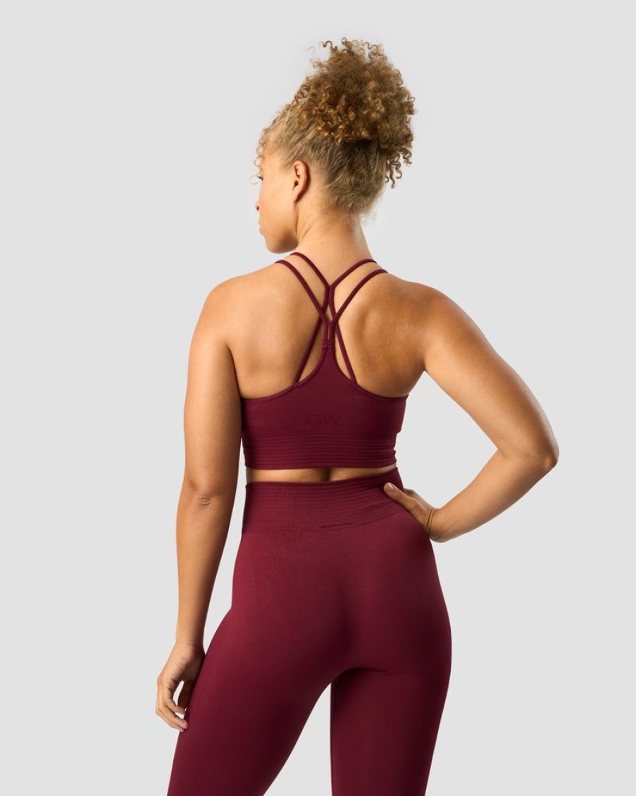 Dame ICIW Sport-Bh | Define Seamless Sports Bra Burgundy
