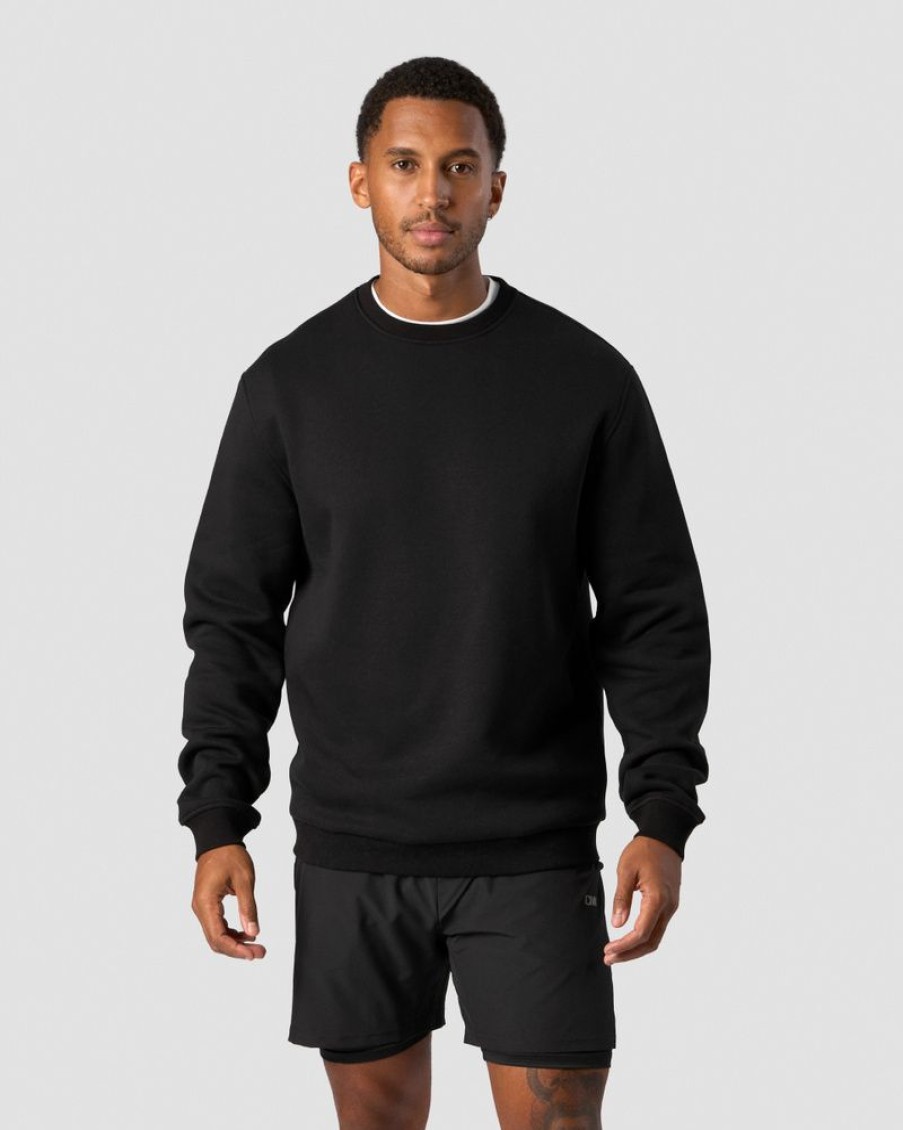 Herre ICIW Langermet | Everyday Crewneck Men Black
