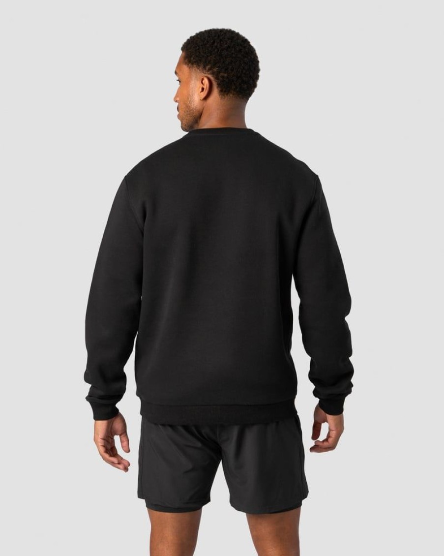 Herre ICIW Langermet | Everyday Crewneck Men Black