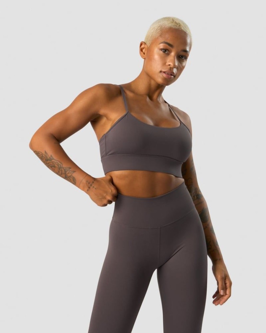 Dame ICIW Sport-Bh | Nimble Strappy Sports Bra Clay