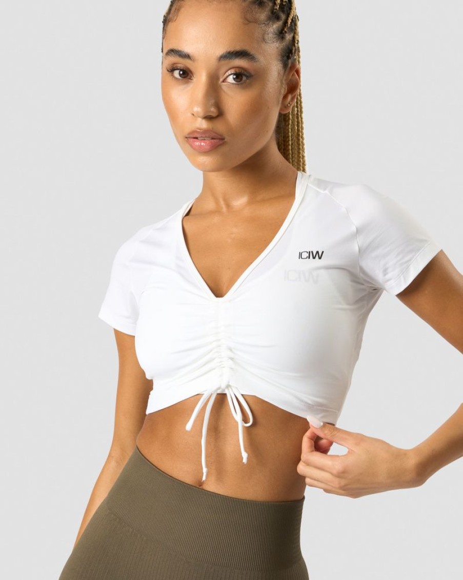 Dame ICIW T-Shirts | Scrunch T-Shirt White Wmn