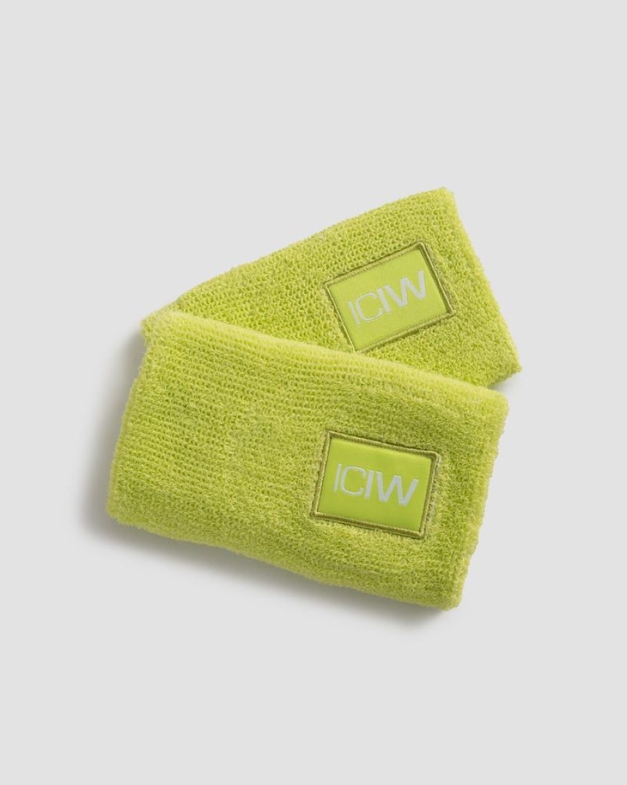 Dame ICIW Annet Tilbehor | Sweatbands 2-Pack Lime