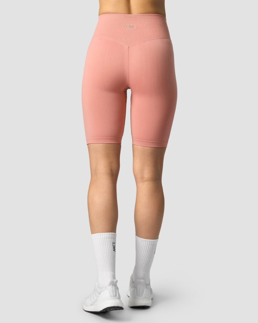 Dame ICIW Seamless | Define Seamless V-Shape Biker Shorts Light Rust