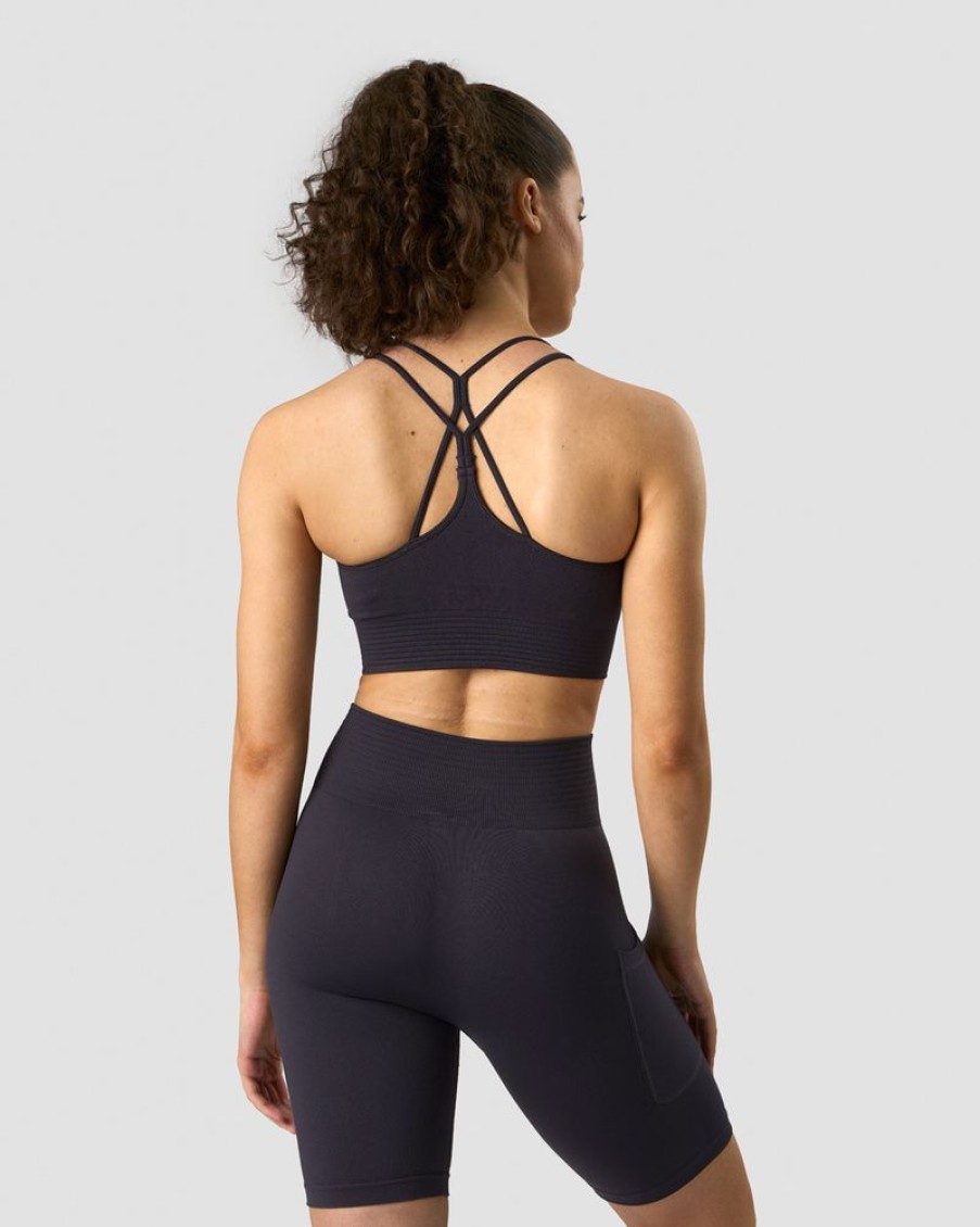 Dame ICIW Sport-Bh | Define Seamless Sports Bra Dk Graphite