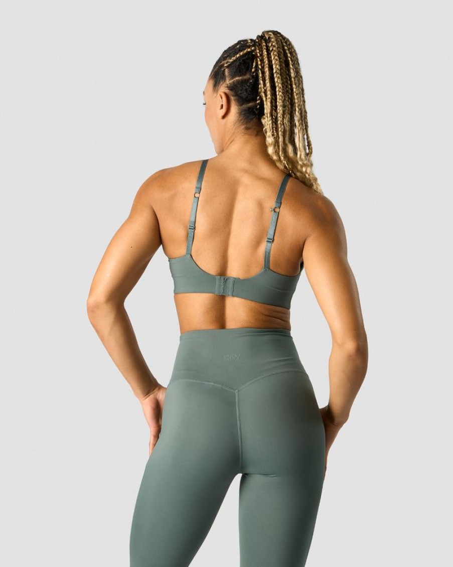 Dame ICIW Sport-Bh | Stride Strappy Sportsbra Sea Green