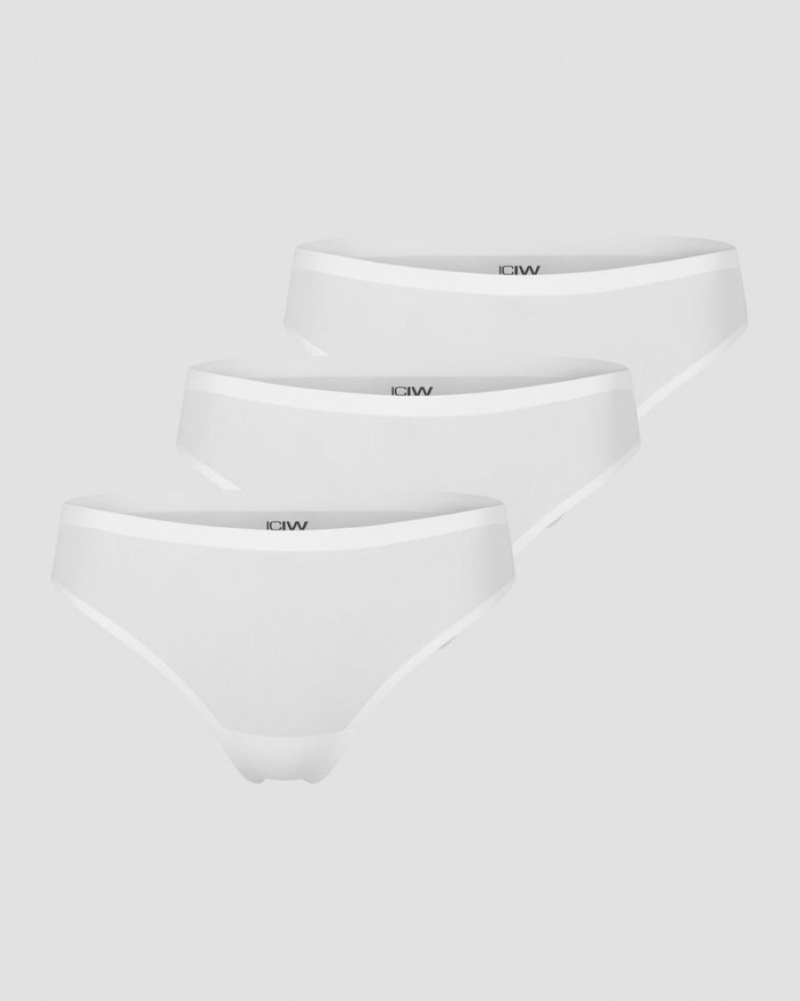 Dame ICIW Undertoy | Invisible Thong 3-Pack White