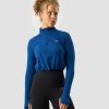 Dame ICIW Langermet | Define Cropped 1/4 Zip Adjustable Dark Navy