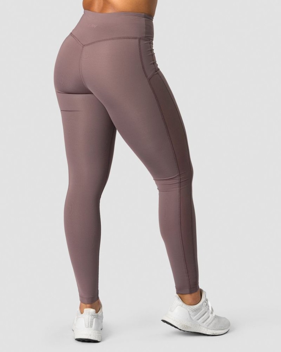 Dame ICIW Tights & Leggings | Revive Mesh Tights Wmn Dusty Brown
