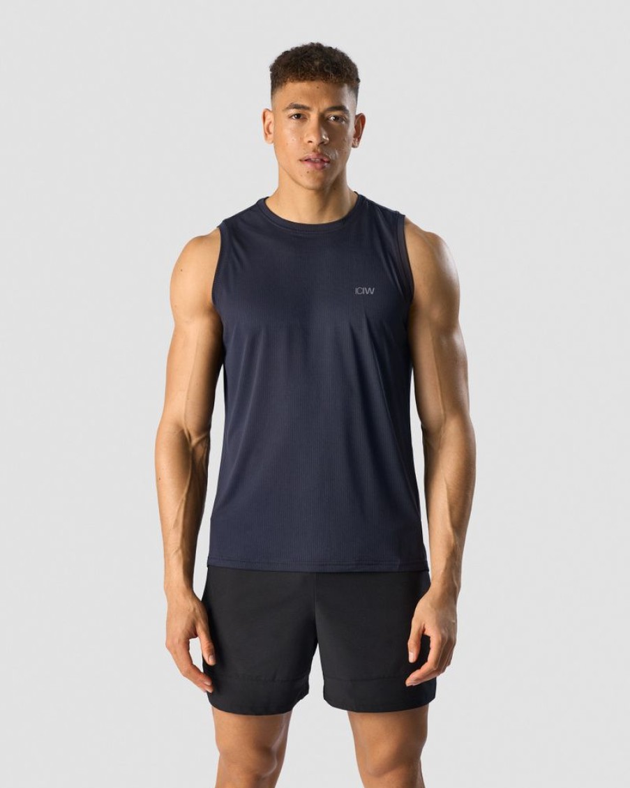 Herre ICIW Singleter | Ultimate Training Tank Men Navy