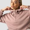 Dame ICIW Langermet | Stance Cropped Hoodie Wmn Light Mauve