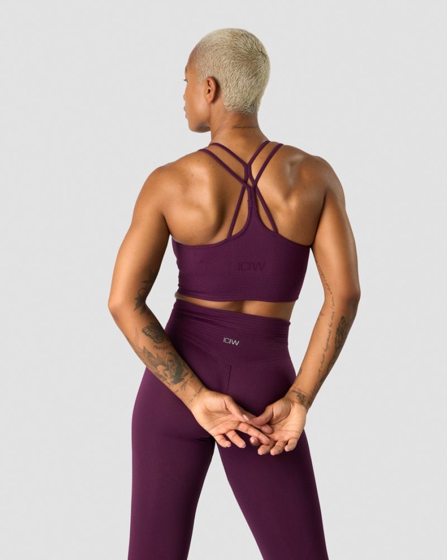 Dame ICIW Sport-Bh | Define Seamless Sports Bra Purple