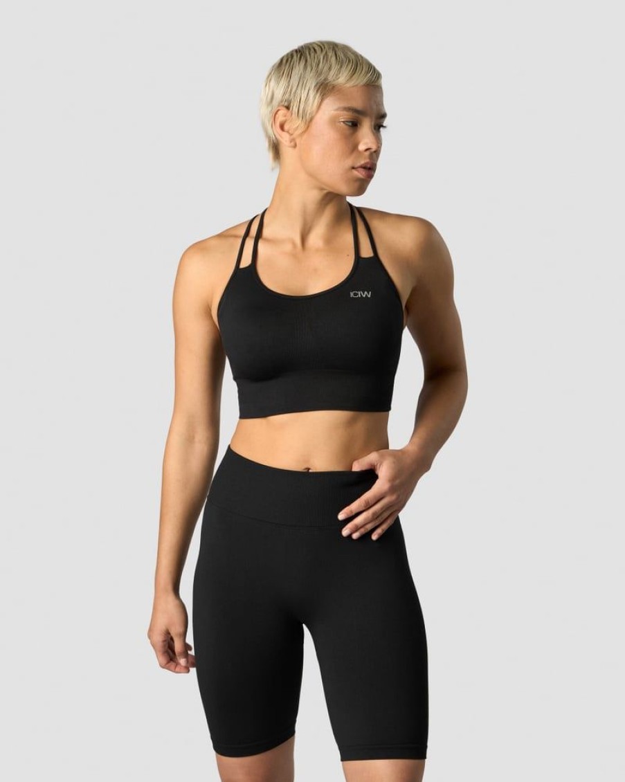 Dame ICIW Sport-Bh | Define Seamless Sports Bra Black