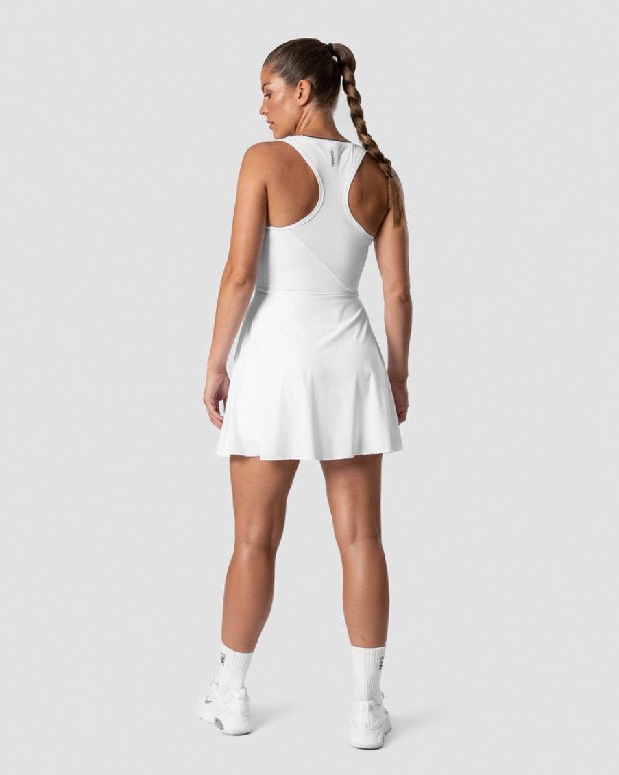 Dame ICIW Skjort & Kjoler | Smash Dress White