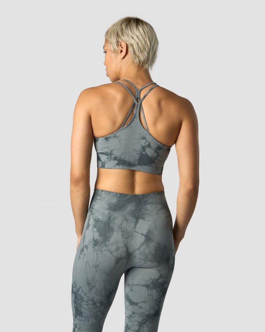 Dame ICIW Sport-Bh | Define Seamless Tie Dye Sports Bra Stormy Blue