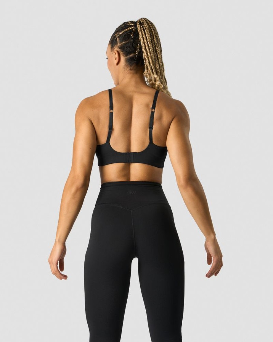Dame ICIW Sport-Bh | Stride Strappy Sportsbra Black