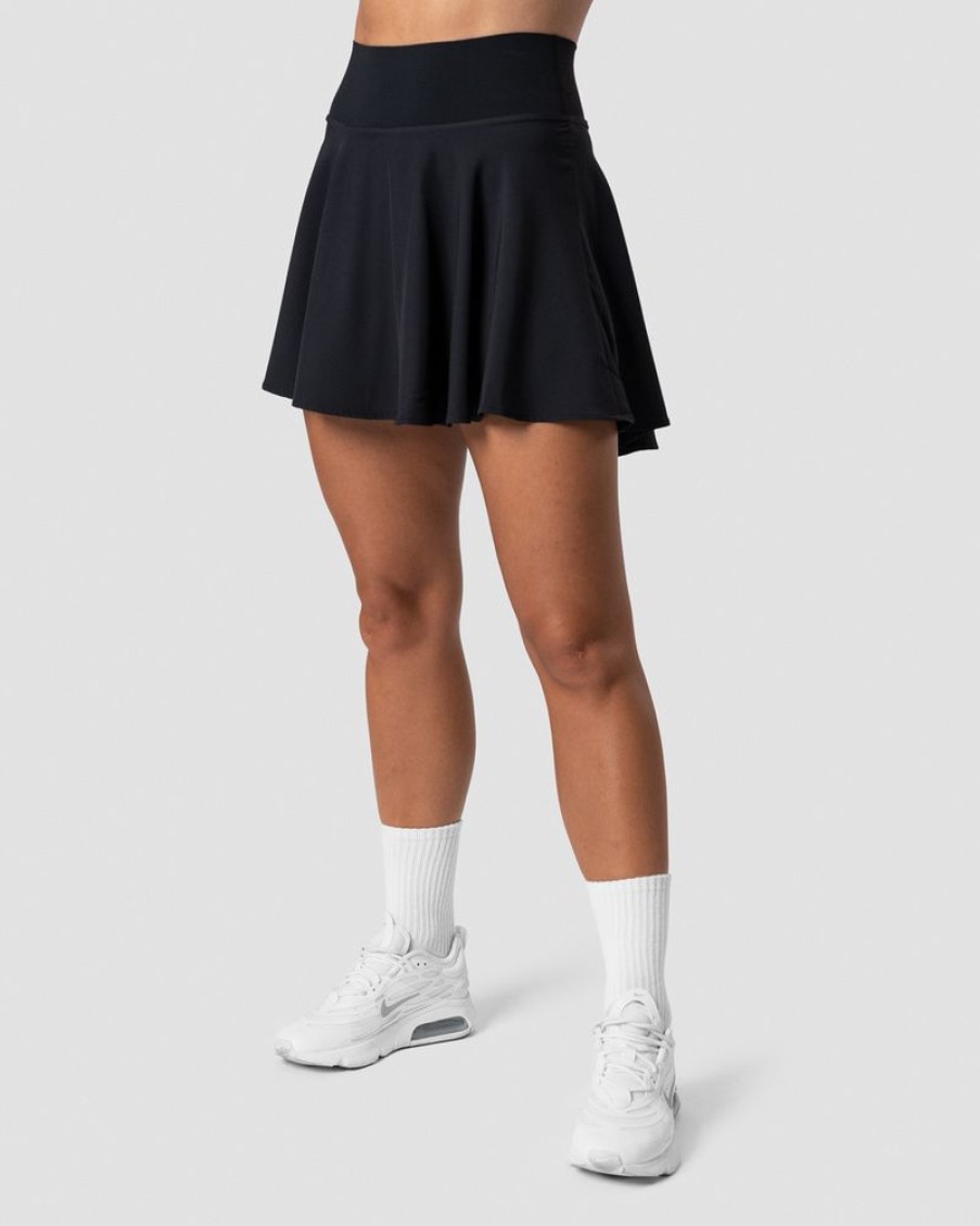 Dame ICIW Skjort & Kjoler | Smash 2-In-1 Skirt Black